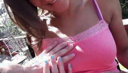 Sweet Olivia with natural jugs Oral Sex and Fucking Closeup