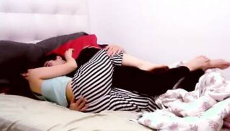 The lovers's love sex clip ended up inside cumshot