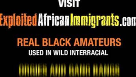 Turned On Naomi Campbell Look A Like Sucking Off Long Fat Penis!