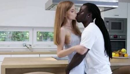 Emelie Crystal loves getting her shaved pussy filled with the BBC