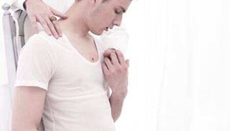 Shy boy Alex Tanner introduced to the Masonic Order