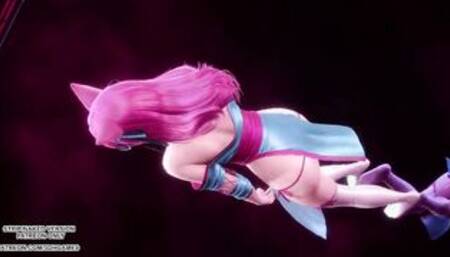 IU - LILAC Spirit Blossom Ahri Babe Kpop Dance League Of Legends Uncensored Animated