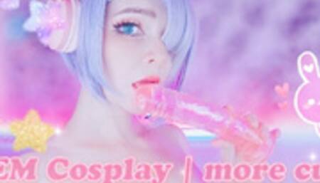 REM COSPLAY????my pussy is completely filled with cum????