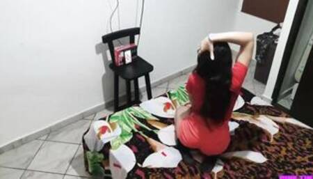 Perverted bought an naughty outfit for his Step Niece and