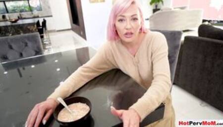 Careful MILF mom keeping stepson in safe