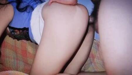 hispanic inside short skirt gets anal sex that opens her