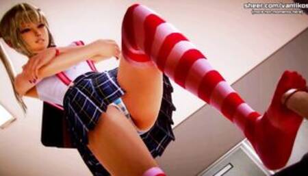 Waifu Academy | Lusty 18yo Teenagers Step Daughter Blows a Huge