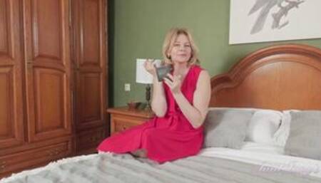 AuntJudys - 55yo Old milf Diana into Bae Red underwear