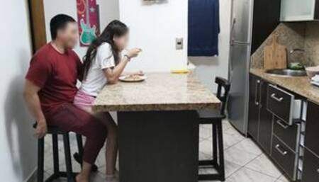 My step niece stays to live at my house because