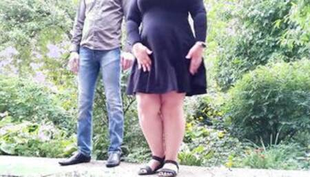 cougar pee like a horse bent over doggy style