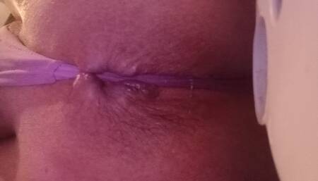 Playing with my my Bussy new thong swallower
