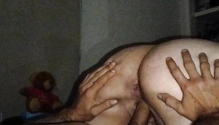 Sexywifedd twerks on my big cock cumming hard before I give her a big thick creampie