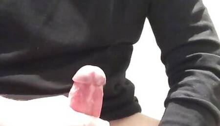 Big Cock With a Big Cumshot while Moaning