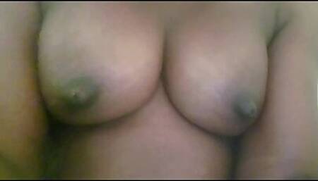 Playing with my boobs titti massage