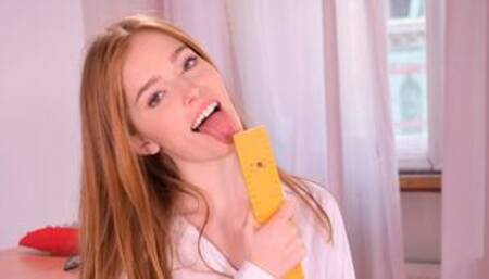 Redhead hotties Stella Flex and Jia Lissa fuck in the classroom