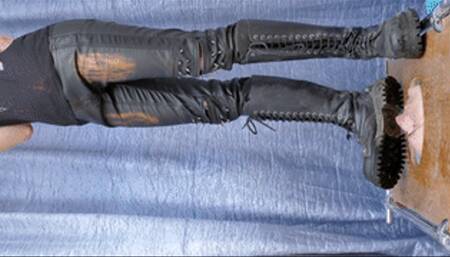 Trampled under extremely dirty Doc Martens boots (extended version, part 5 of 6), flo348xe 1080p