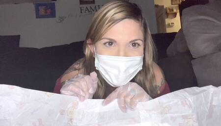 DIAPERED HANDJOB FOR AYLAS LITTLE GUY 4K