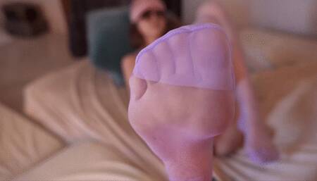 Stella Relaxing On The Couch In Purple Lingerie - Part 01 - HD 1920x1080