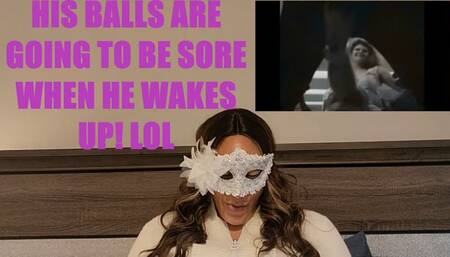 HE'S GONNA HAVE SOME SORE BALLS WHEN HE WAKES UP! BALLBUSTING MOVIE REACTIONS 4