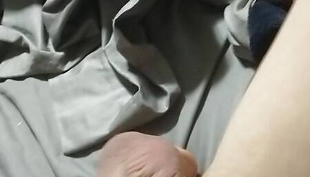 I cum hands free bouncing on a 7inch dildo while my small cock flops with excitement