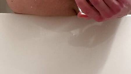 Shower anal toy fun