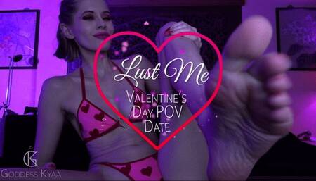 Lust Me! Valentines POV Date with Goddess Kyaa - Latex Bikini JOI Femdom POV - 4K MP4