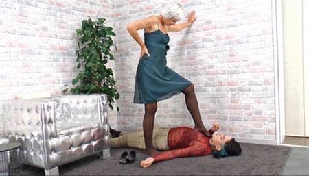 The first trampling session on the slave - small version