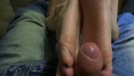 Mistress Reverse Ballbusting footjob