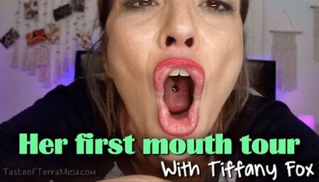 Her First Mouth Tour - Tiffany Fox - HD 720 MP4