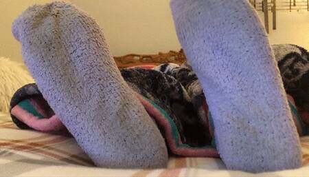 Wiggling My Feet in Fuzzy Socks