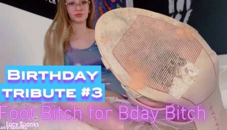 Foot Bitch for Goddess Bday