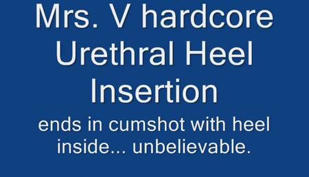 Heel Insertion 2 Unbelievable (Intense and really fucking the slave penis!!!)