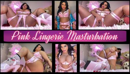 Pink Lingerie Masturbation