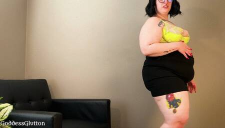You Get More Fit, I'll Get Fatter: Fit Feeder with Fat Feedee BBW Roleplay
