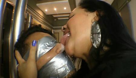FEEL MY BAD BREATH IN YOUR NOSE WITH MY TONGUE WITH A LOT OF SALIVA - BY ADRIANA FULLER - CLIP 4 IN HD - KC 2023!!!