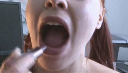 Lipstick and Lollipop Licking 720p wmv