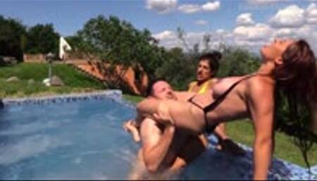 Hot Tub Fun under Italian Sun