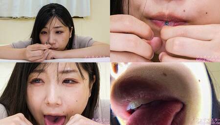 Mihina - Giantess ASMR - Giant cute girl makes dwarf ejaculate repeatedly in her mouth and swallow him whole gia-132-4