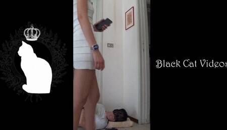 Headstanding  in sandals by Alice (fullbody version)