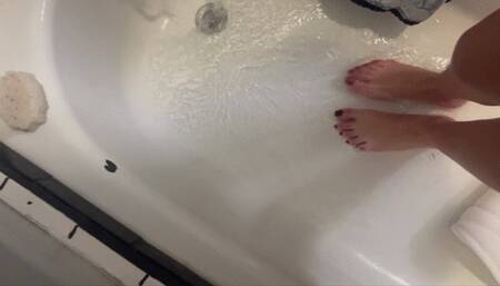 scrubbing my feet is my favorite part of every shower