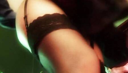 HOT SLUT GETS FINGERED THEN FUCKED HARD WITH A LONG DILDO