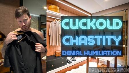 Gay humiliation - cuckold chastity denial Valentine’s Day