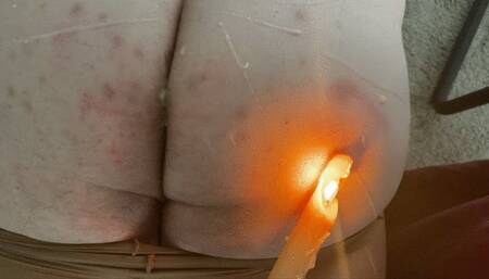 Dripping Hot Wax on Slave