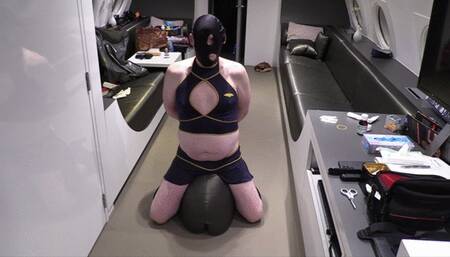 a special present for this permanent slaves ear rings pierced