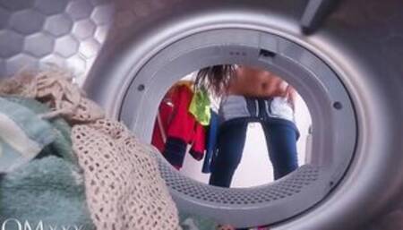 MOMxxx Masturbating mom Julia De Lucia caught and creampied Bimbo two