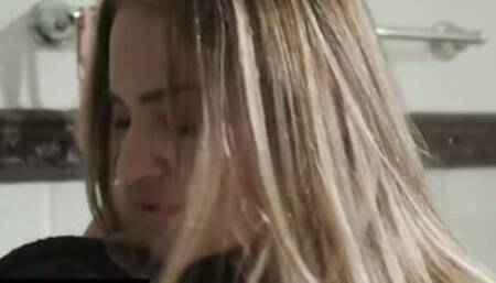 NewSensations - Dark Hair Latina Gizelle Blanco Deep Throat big black dick