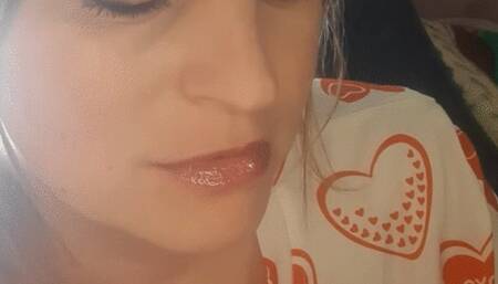 smoking close up and blowing smoke in your face