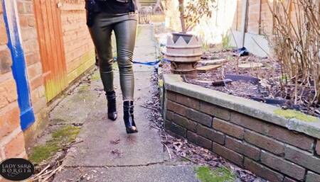 POV: Muddy Ankle Boot Clean Up!