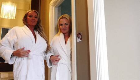 Fake Cock Cum Shot Threesome Fantasy