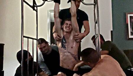 Jonathan's NTK Gang-Tickling on The Rack (Part 1)